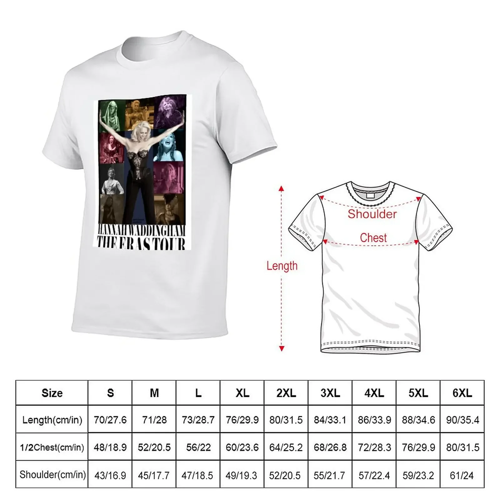 Hannah Waddingham: The Eras tour T-shirt summer tops summer clothes mens plain t shirts