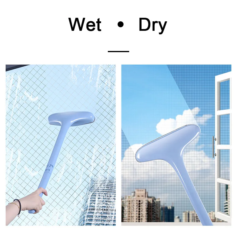 Dry Wet Door Window Screen Net Cleaner Household Blanket Sofa Lint Hair Dust Cleaning Brush Remover Home Gadget Cleaning Brush