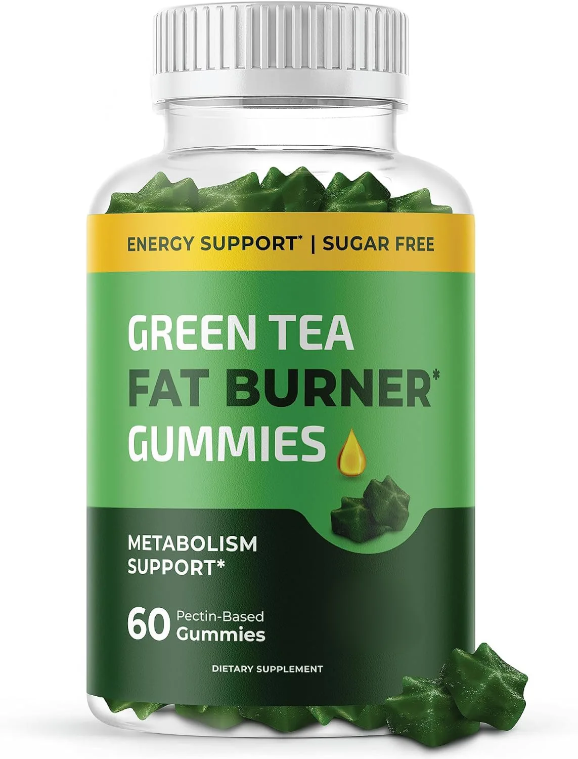 Green Tea Capsules Body-Maintaining Burner Body-Sculpting Dietary Supplement