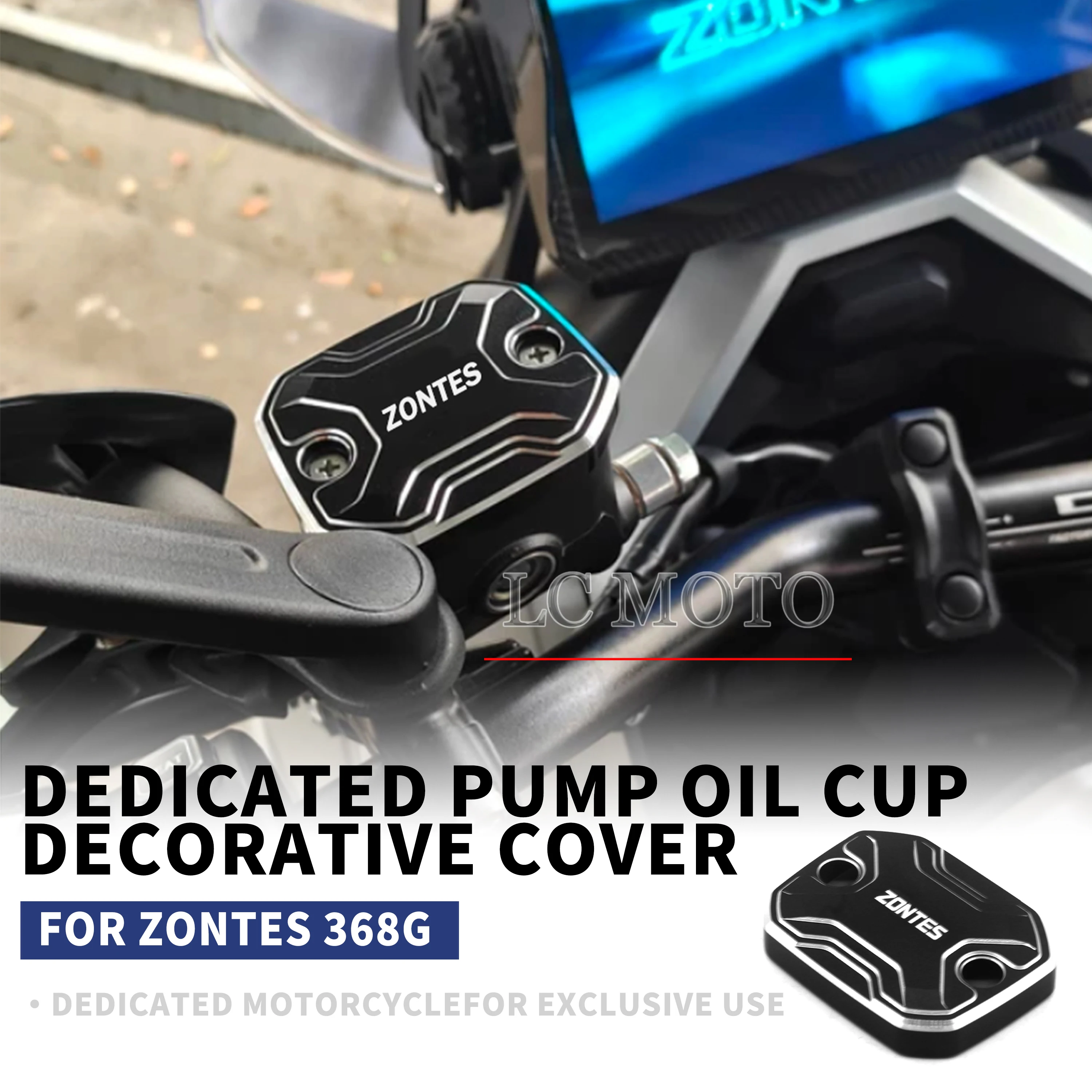 For ZONTES 368G MOTOrcycle Modification Part Oil Cup Cover Personalized Decoration Oil Cup Cap With No-Dismantling Accessories