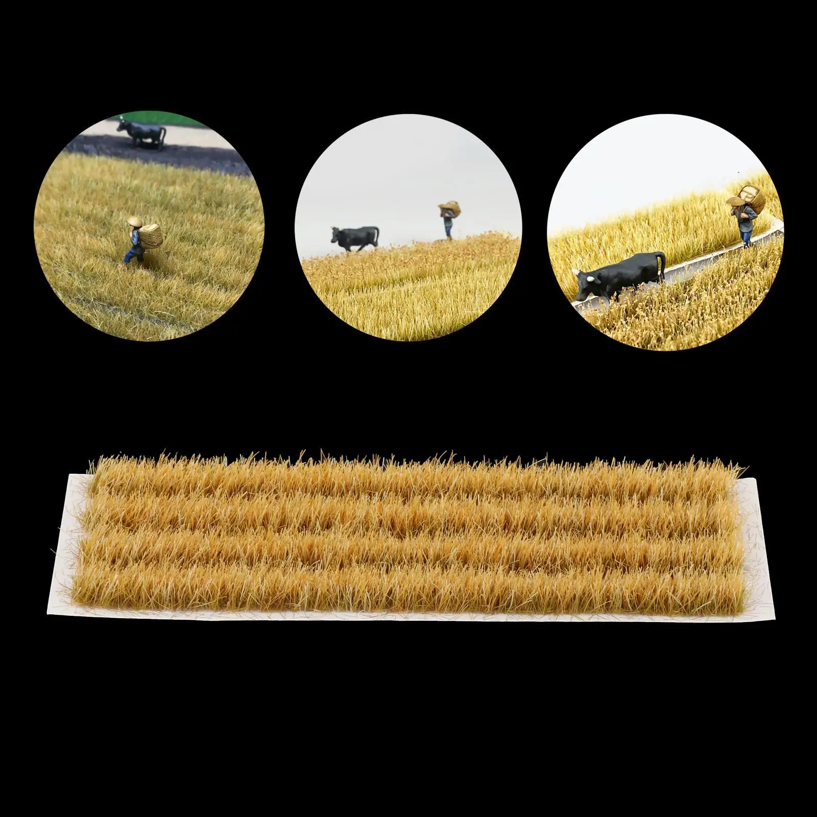 1:72-87 Simulation Miniature Wheat Field Model Materials For Making Military Sand Lawn Landscape Scenery Diorama Kits 1Box