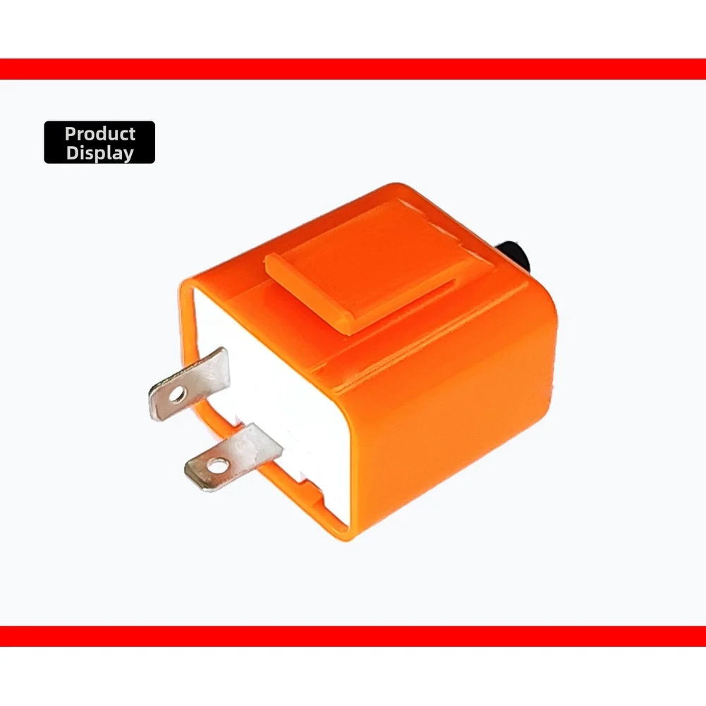 2 Pin 12V LED Adjustable Motorcycle Flasher Relay Turn Signal Indicator Flash Motorbike Flasher Hot Sale High Quality