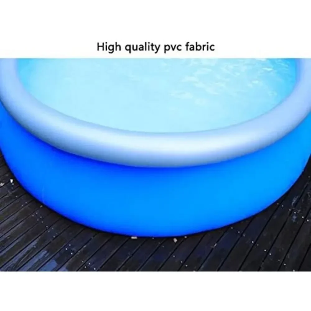 Large Inflatable Pools for Kids and Adults, Thickened Abrasion PVC Material Summer Water Party, Outdoor, Garden Fun for Family E