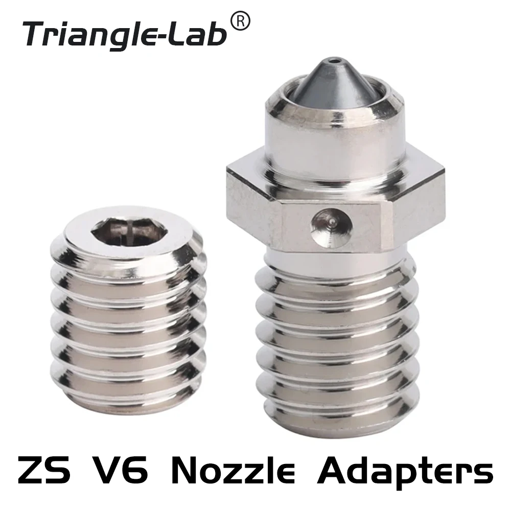 

Trianglelab Plated Copper QIDI Adapters and ZS V6 Nozzle compatible with QIDI 3D printer