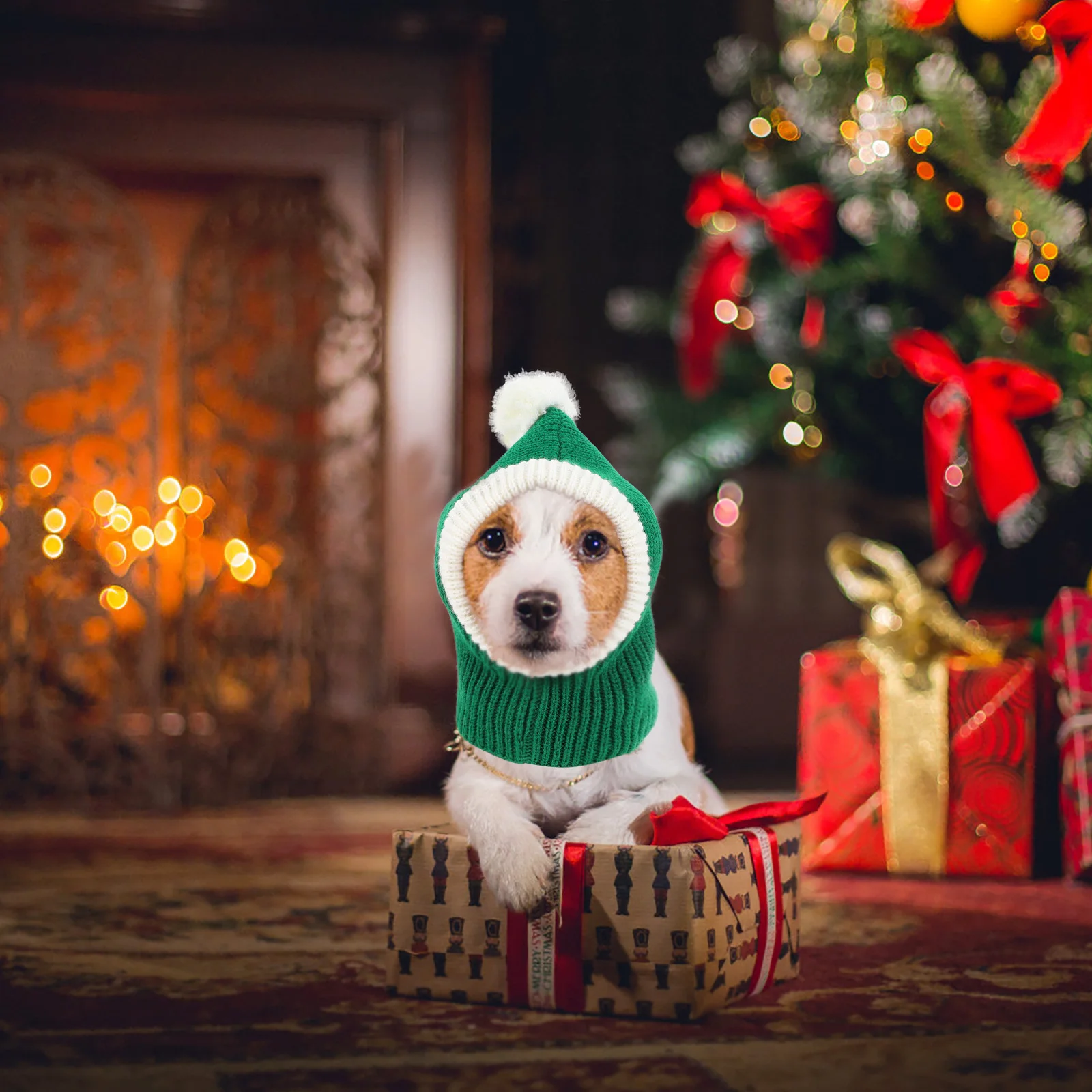 

1Pcs Pet Hat Dog Cat Cosplay Costume Woolen Yarn Party Headgear Holiday Dress Up Accessory Cute Decorative Pet Hat