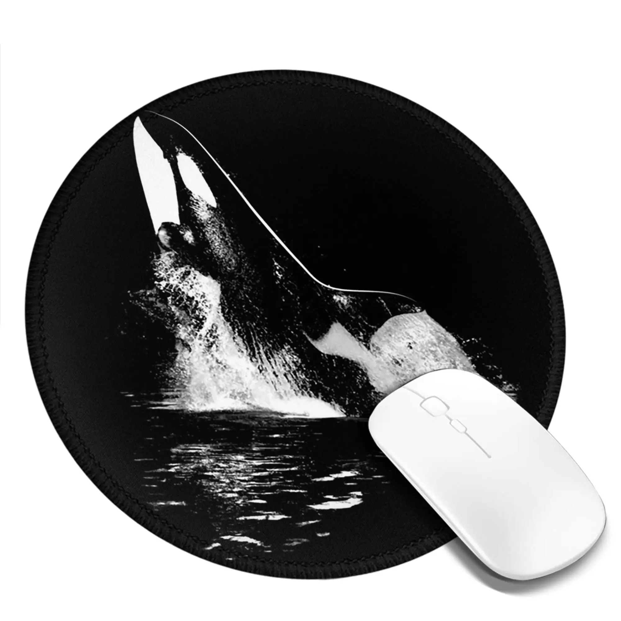 Orca Aquatic Sea Ocean Killer Whale Mouse Pad Computer Keyboard Mouse Mat Gamer PC Laptop Desk Mat Office Accessories Table Mats
