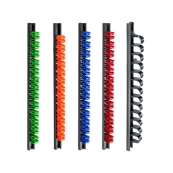 1pc Screwdriver Organizer ABS Wall Mount Plastic Wrench Screwdriver Organizer Rail Rack Storage Holder Hand Tools Parts