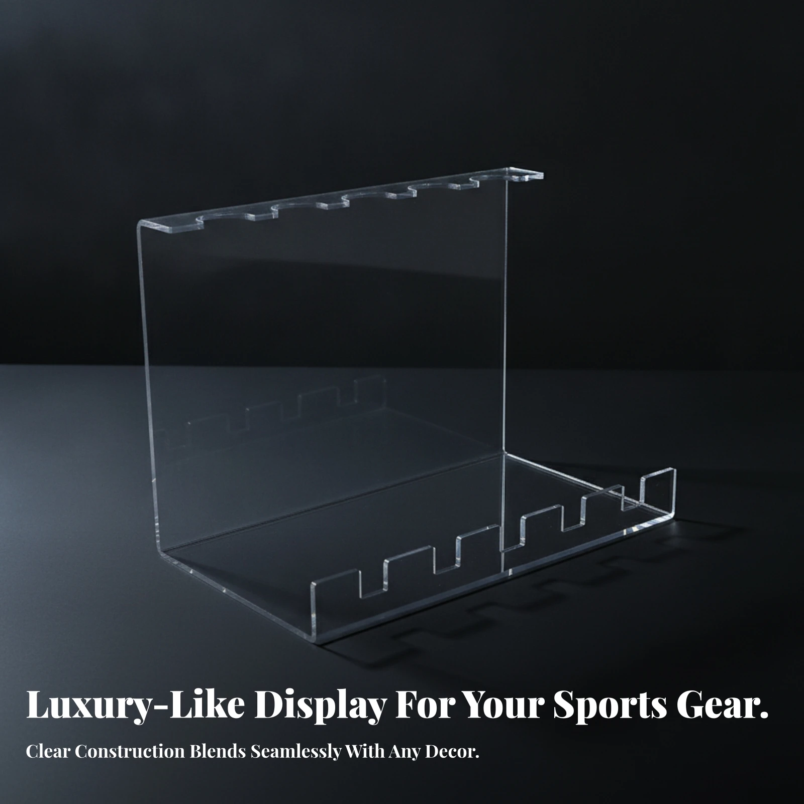 Table Tennis Paddle Stand Space-Saving Table Tennis Paddle Holder Acrylic Display Stand Long-Lasting Storage Rack Compact