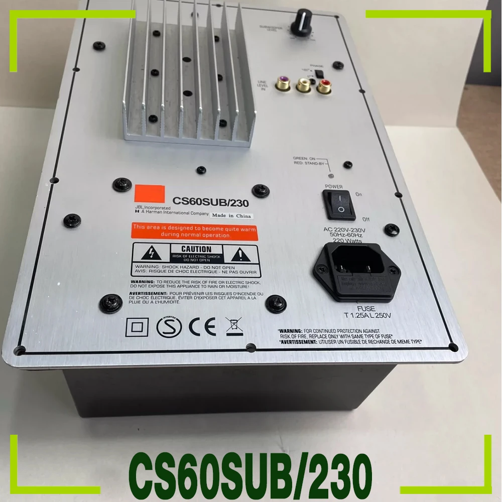 For JBL CS60SUB High-power 250W bass amplifier board Family subwoofer 220V gun board CS60SUB/230