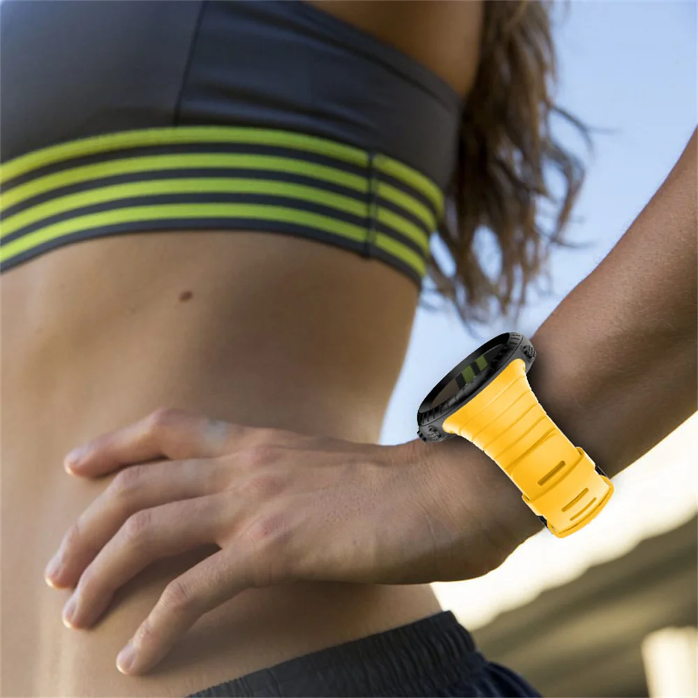 Strap For Suunto Core Watchband With Black Color Buckle High Quality Soft Silicone Wristband For Suunto Core