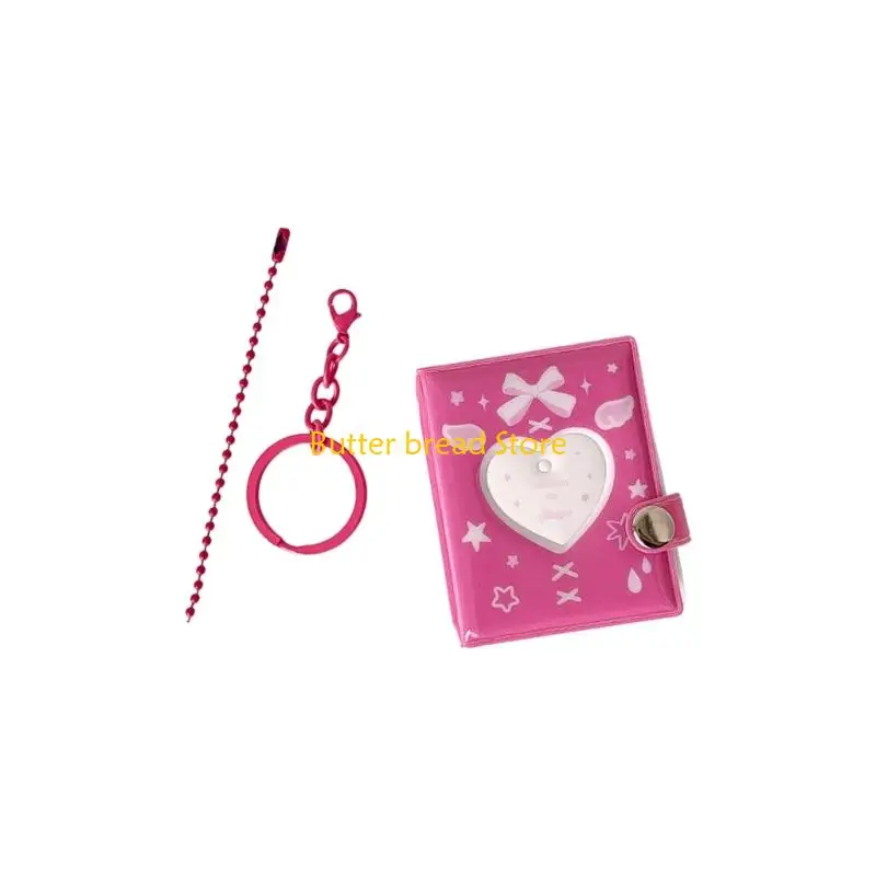 

W89C Portable Student Ids Card Sweet Pattern PVC Photo Album Durability