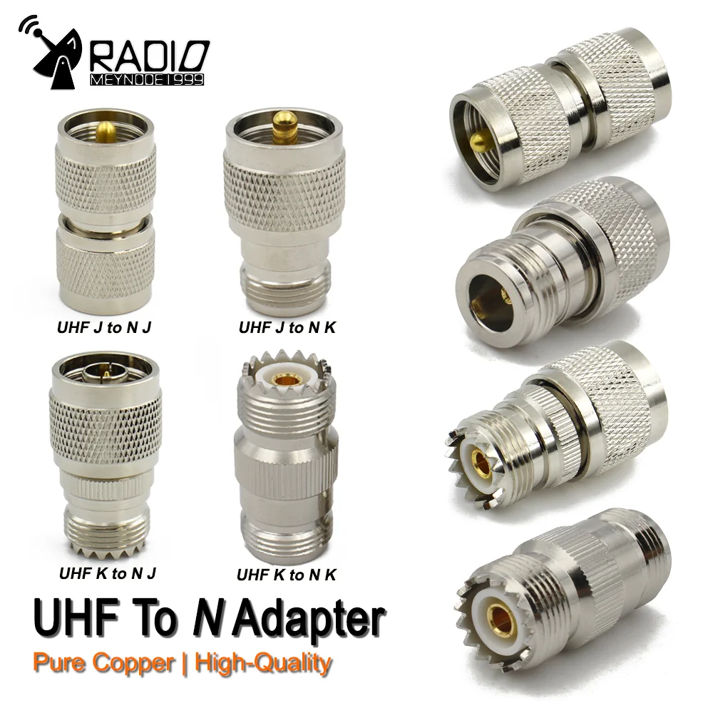 PL259 SO239 UHF Male to N Female Adapter  L16  N Type to UHF Male Female Straight RF Coaxial Connector Wholesale