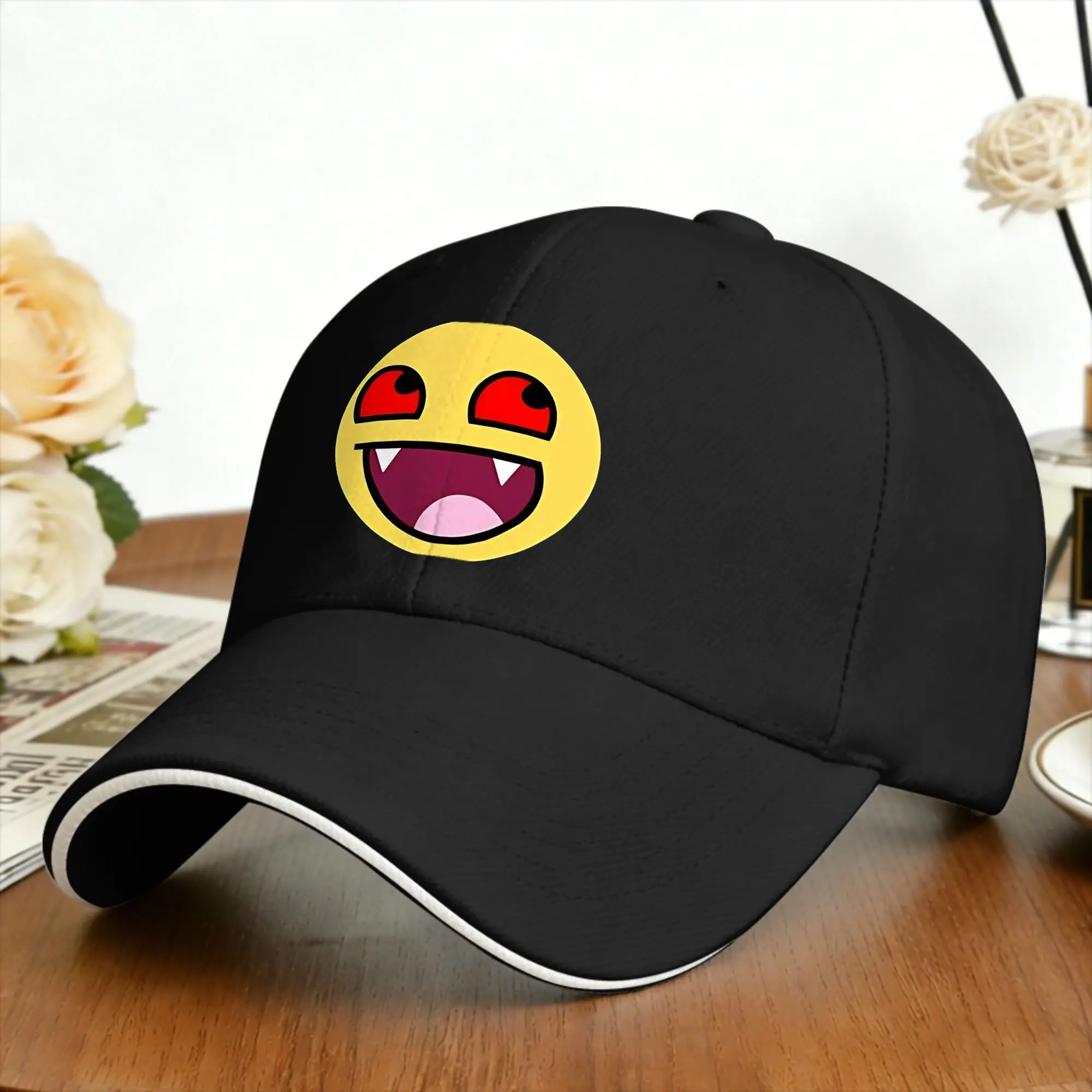 Epic Face Vampire Casual Baseball Cap  Outdoor Gym Trucker Hat Summer Sunscreen Baseball Caps