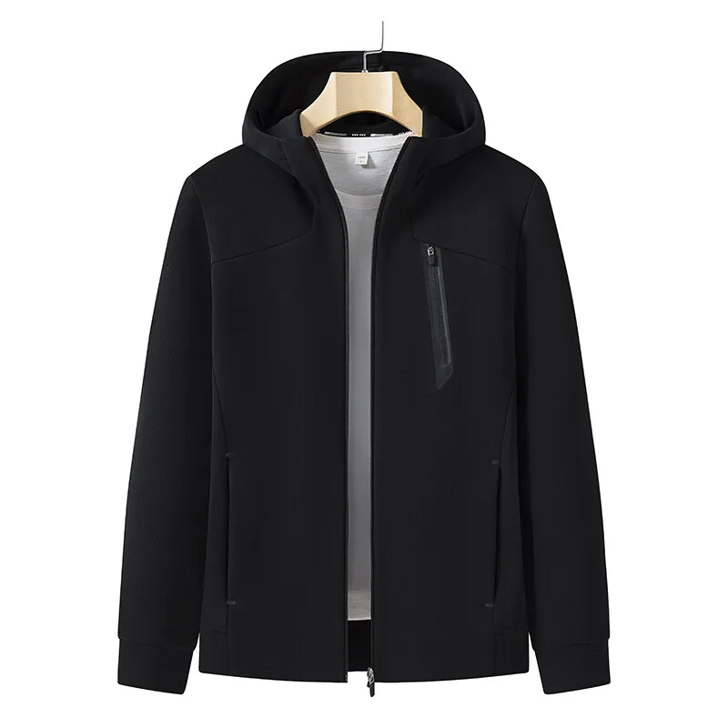 

Ветровка для улицы, альпинизм, спорт, модные повседневные путешествия, рыбалка и кемпинг, мужская флисовая куртка-кардиган с капюшоном