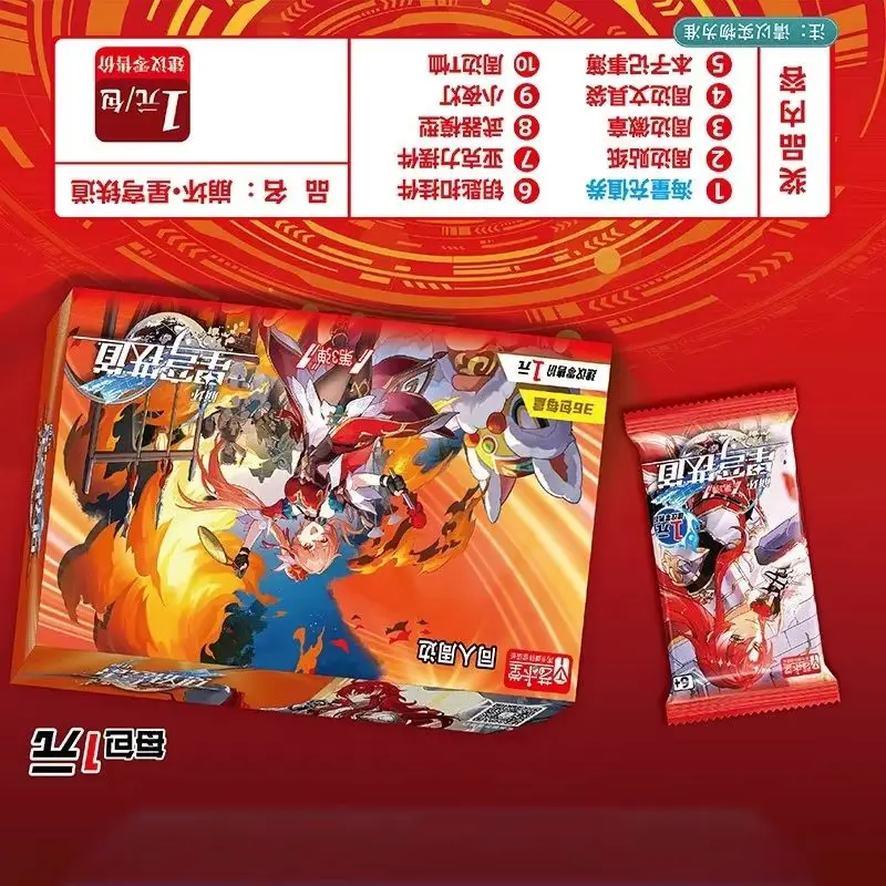 Honkai Star Rail Card  Anime Game Genshin Impact Honkai Star Railway TCG Card Collapse Game Trading Collectible Cards Toys Gifts