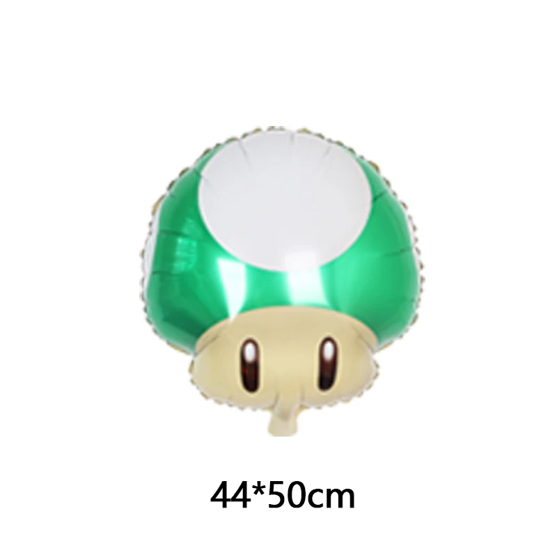 Super Mario Bros Foil Balloon Baby Birthday Photo Props Cartoon Aluminum Film Balloons Happy Birthday Party Decora Supplies