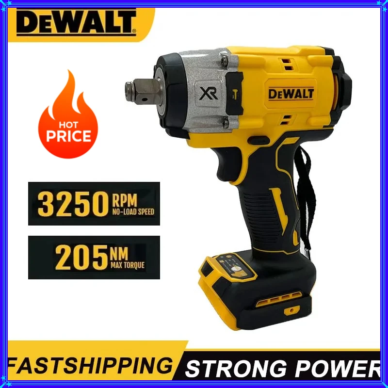 

Dewalt 3250RPM Cordless Electric Wrench 205N.m Brushless Impact Wrench High Torque Power Repair Tool For 18V 20V Battery