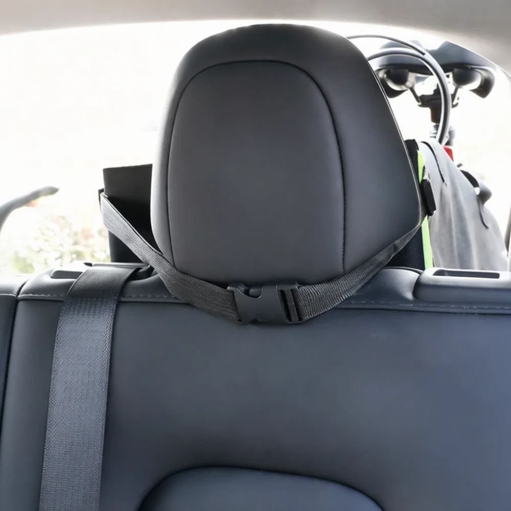 Folding Bicycle Trunk Organizer Storage Box Universal Leather Case For 14 To 20 Inch Car Vehicle Interior Supplies view 5
