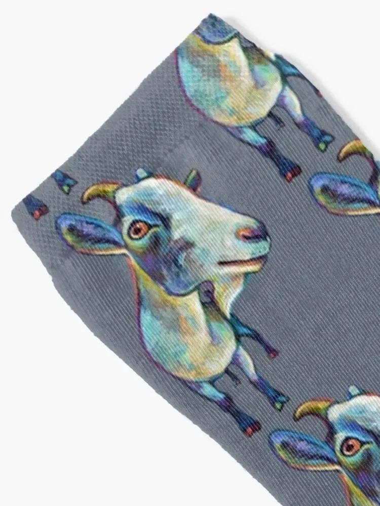 CUTE FARM GOAT by Robert Phelps Socks Stockings compression hiphop Run set Socks Girl Men's