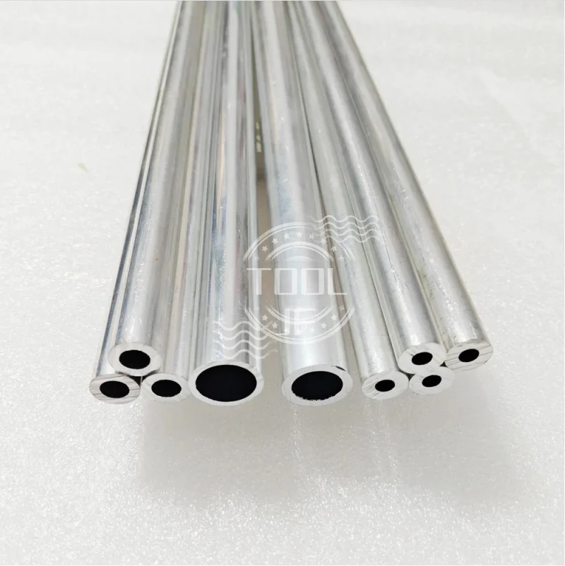 

6063 Aluminum Round Tube - ID 5 - 23mm, OD 22mm, 23mm, 24mm, Straight Hollow Alloy Pipe, CNC - Machined & Customizable