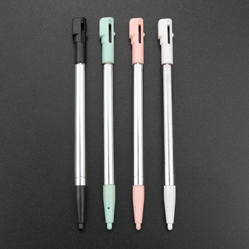 YUzi ปากกาสไตลัสแบบปรับได้สำหรับคอนโซลเกม DSI ปากกาสไตลัสหน้าจอสัมผัสพลาสติกและโลหะ