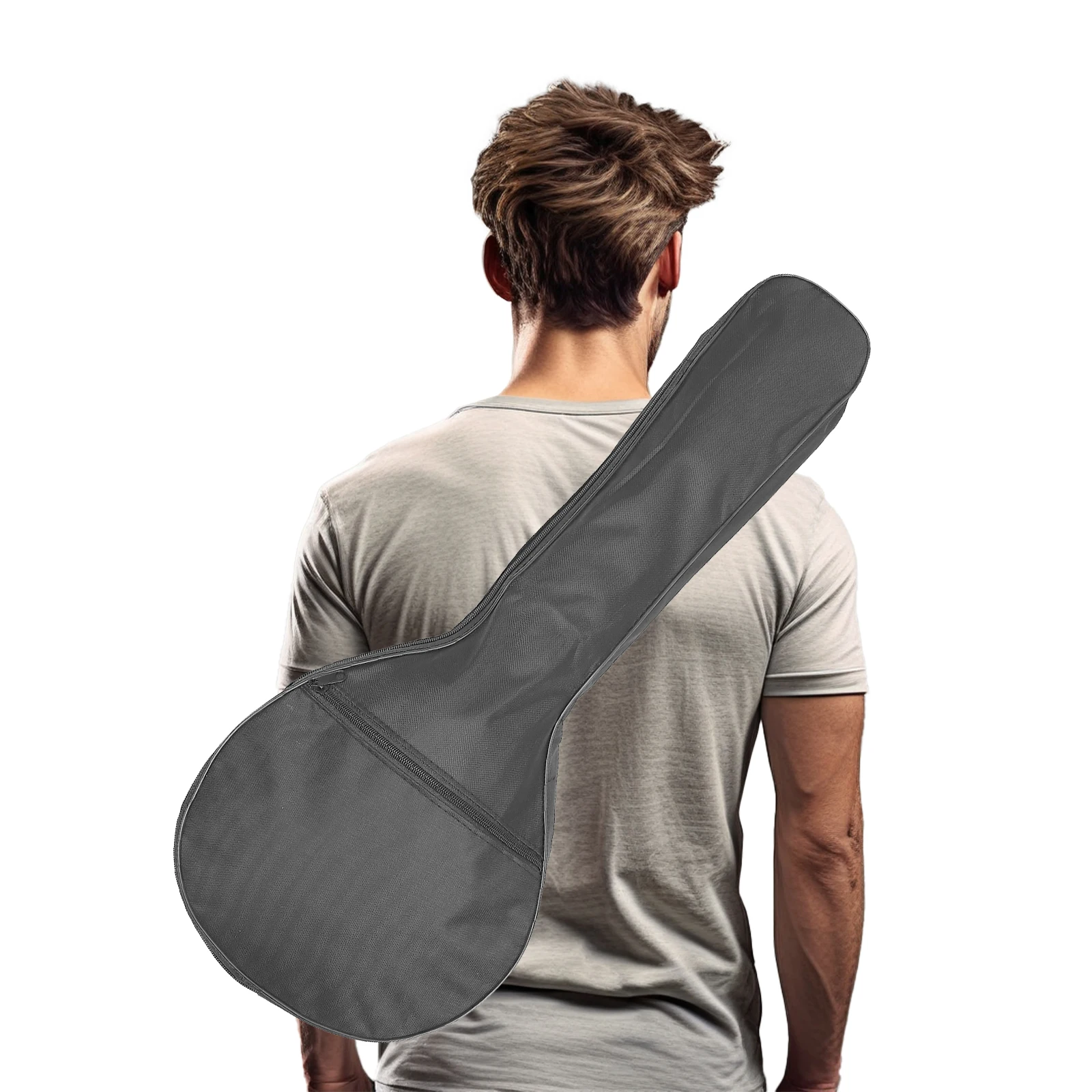 

1pc Heavy Duty Backpack Case Waterproof Storage Pouch Thickened Fabric Instrument Compact Carry Bag For Musicians Outdoor