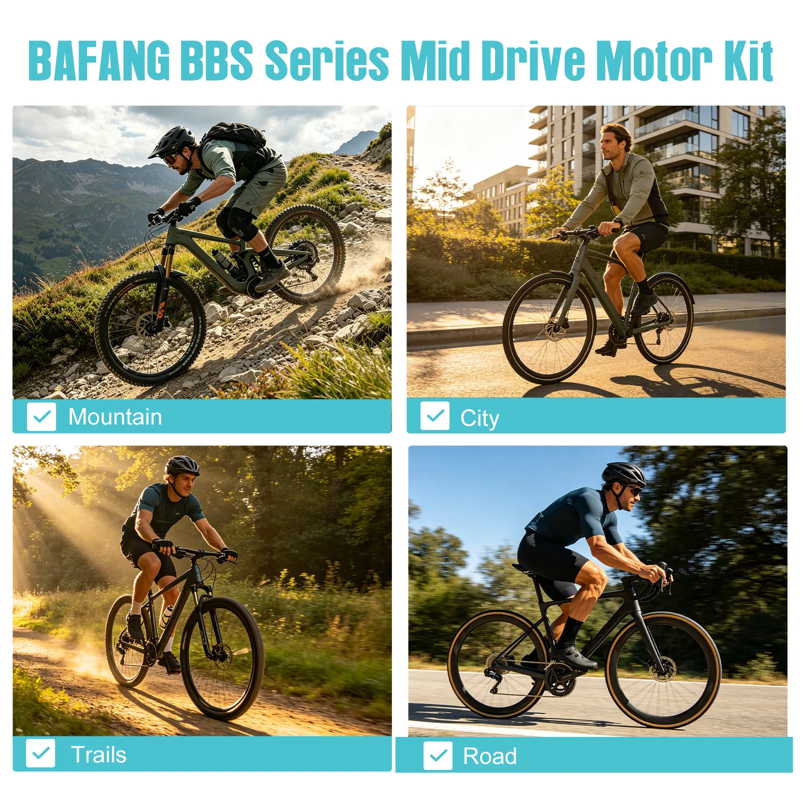 [الشحن المحلي في الولايات المت - مراجعة Torque Sensor Mid Drive Motor Kit وسعره