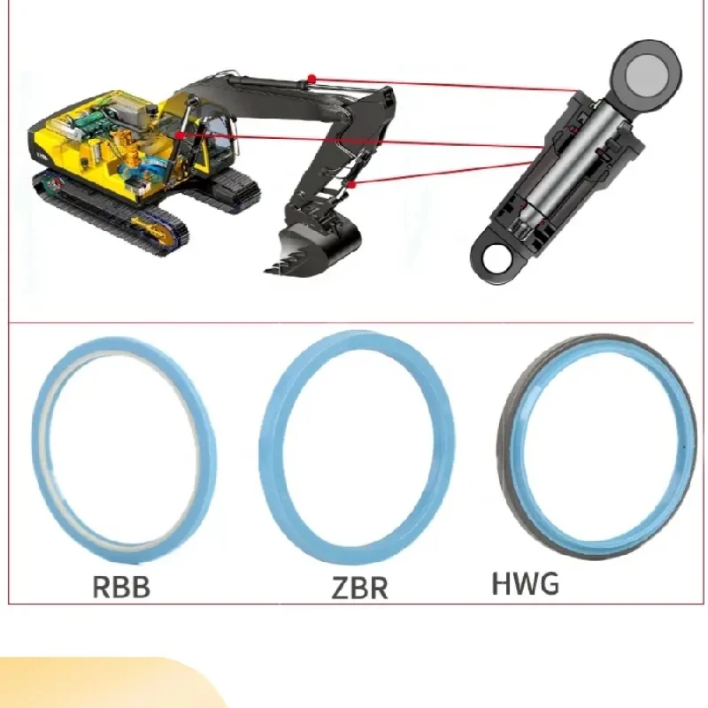 For Kubota KX 15 17 20 155 161 163 165 175Bucket small medium large arm Cylinder Oil Seal Excavator Parts