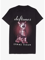 Deftones Like Linus Album Cover Boyfriend Fit Girls T-Shirt 2024 High quality Brand T shirt Casual Printed 100% Cotton