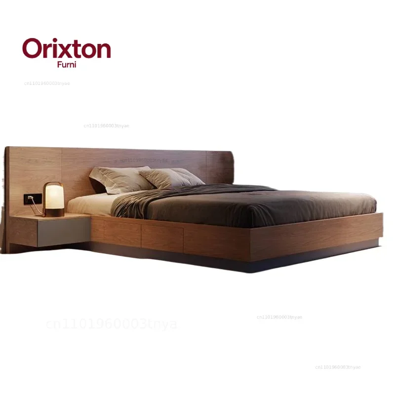 Unique European Double Bed Platform Elegant Pretty Solid Wood Luxury Bed Bases Bedroom Modern Camas Queen Size Furniture Home - view 6