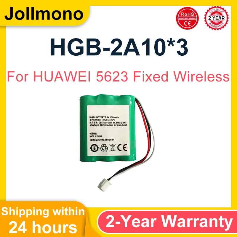 HGB-15AAx3 batería HGB-2A10x3 baterías para HUAWEI 5623 teléfono inalámbrico fijo ETS3125i E5172 ETS5623 2222 + 515H E5172s-515 + herramienta