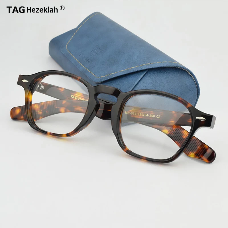 

TAG Hezekiah Retro glasses frame men women NN-034 Korea vintage Eyeglasses designer optical Myopia reading prescription Eyewear