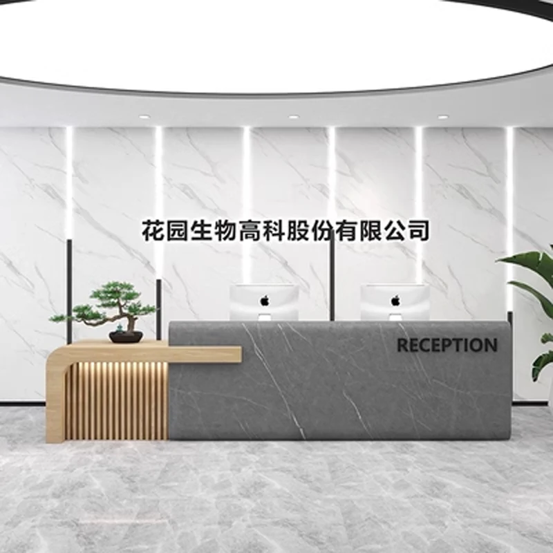 

Luxury Standing Reception Desks Front Podium Modern Commercial Reception Desks Shop Mostrador Recepcion Minimalist Furniture