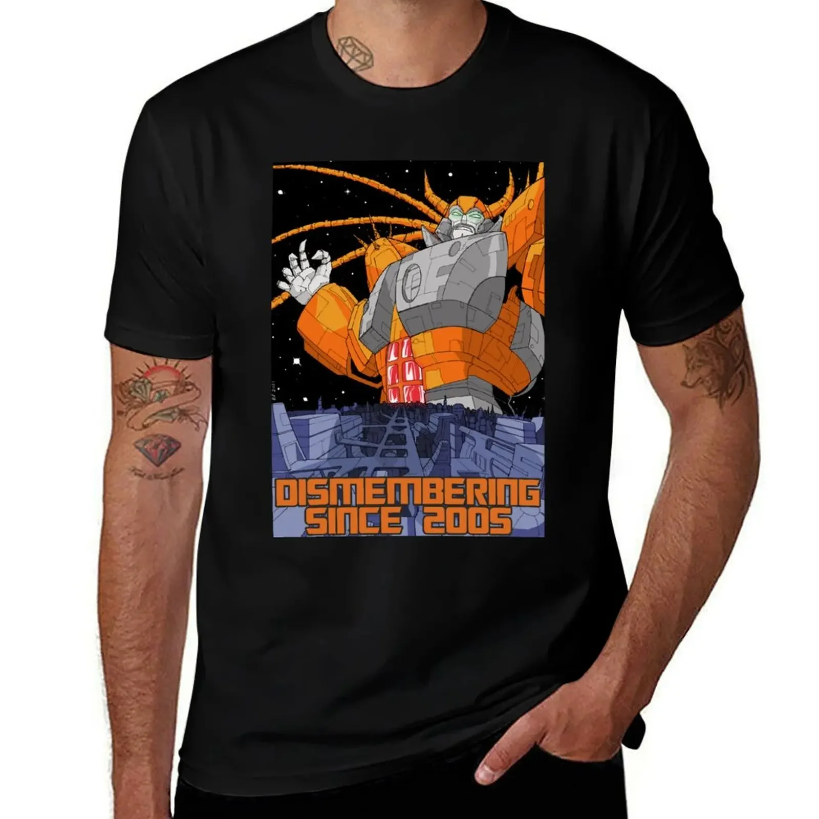 Unicron - Dismembering Since 2005 T-Shirt vintage clothes kawaii clothes anime clothes summer men workout shirt