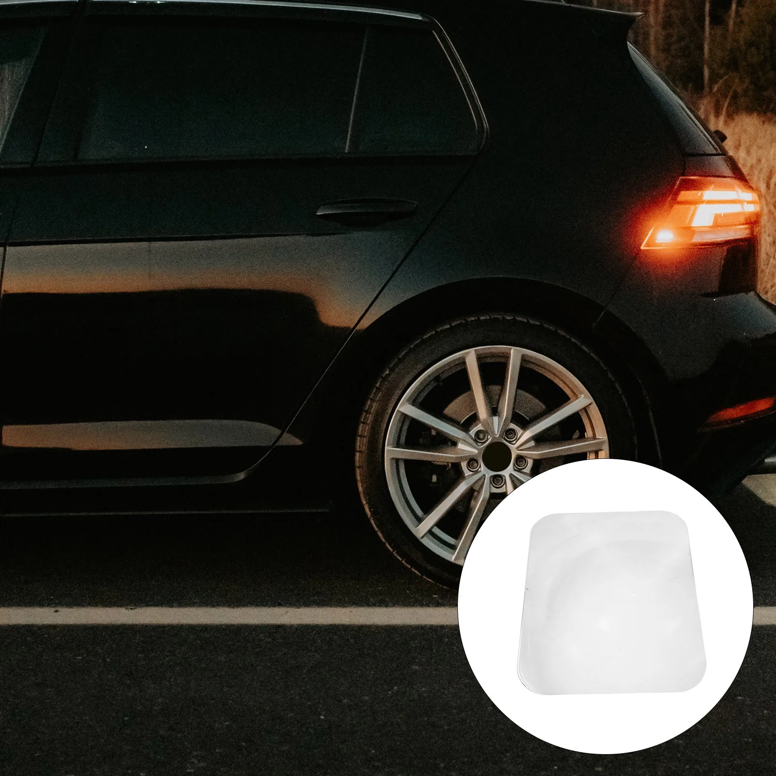 

Car Rear View Mirror Wide Angle Lens For Suv Backup Parking Blind Spot Elimination Electrostatic Adsorption Pvc Auto