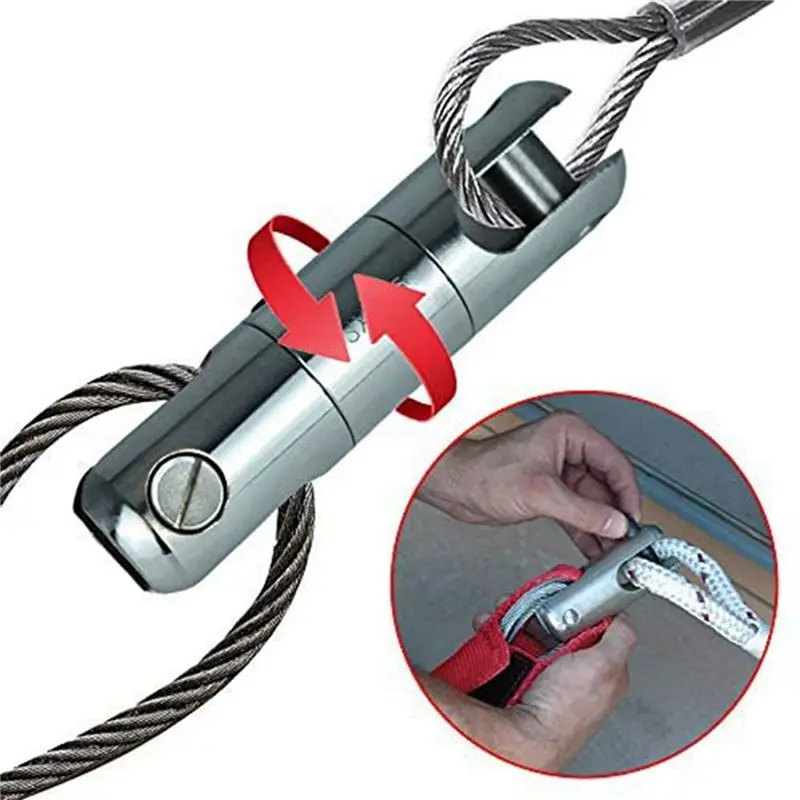 N84R Cable Pulling Swivel Wire Bearing Breakaway Swivel 1 Ton - 2Pcs
