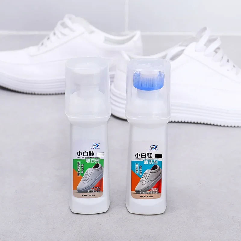 White Shoes Decontamination Whitening Tool Sports Wiping Clean Cleaner White Shoes Yellow Whitening Cleaning Agent