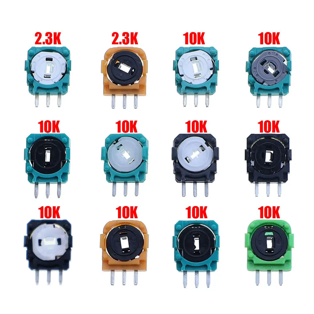 10 stücke Für PS4 PS5 Controlle 3D Analog Micro Schalter Sensor Modul Thumbstick Achse Widerstände Potentiometer Ersatz