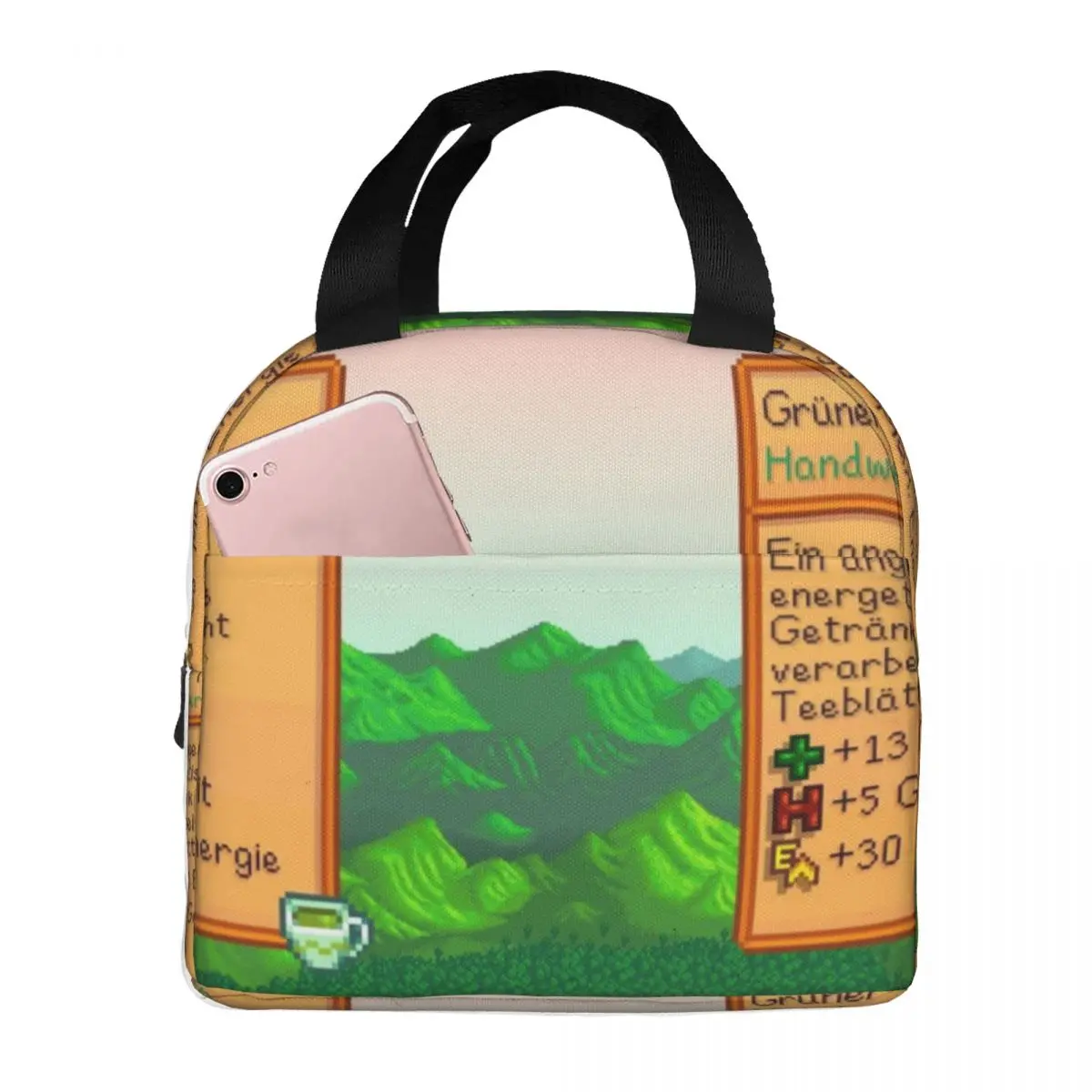 Stardew Valley Video Gamer Tea Insulated Lunch Bags for Women Resuable Thermal Cooler Bento Box Work School Travel