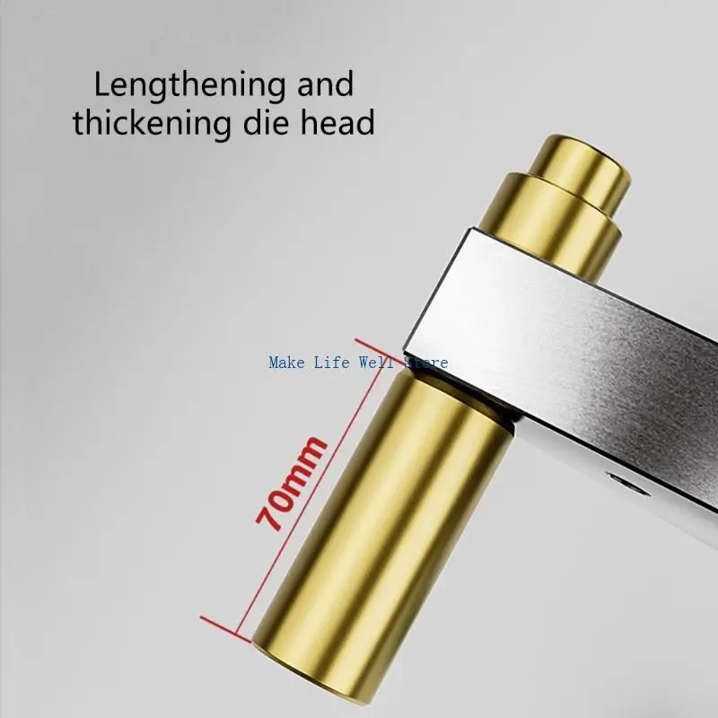 Sturdy Aluminum Alloy Mold Heads With Extended Length for Tackling Hard To Reach Area Plumbing and Home Improvement