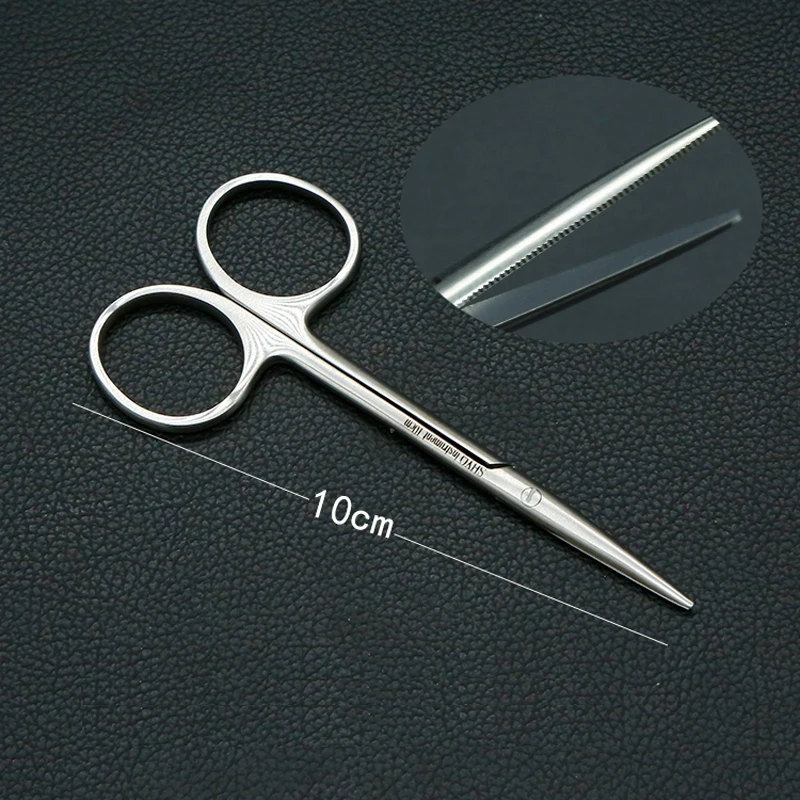 

peeling scissors with serrated, blunt rounded head straight curved scissors