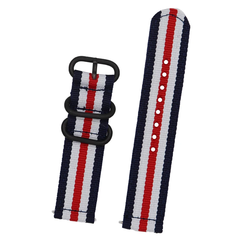 18mm 24mm 22mm 20mm Woven Nylon Watch Sport Strap Band For Samsung Galaxy 40/44mm Strap for Amazfit Fabric Classic Watch Band