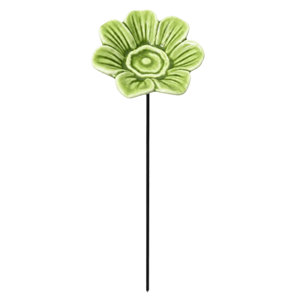 Flower Shaped Bee Butterfly Water Dispenser Colorful Creative Bee Watering Station Ceramic Garden Decoration Household