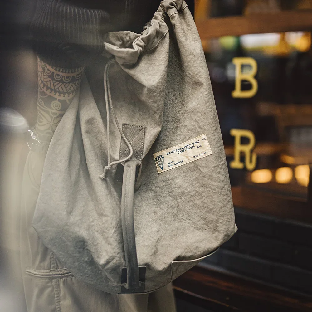 Maden Vintage toile grande capacité Tie-dye sacs à bandoulière à main sac seau à bandoulière pour sacs polyvalents de Style unisexe