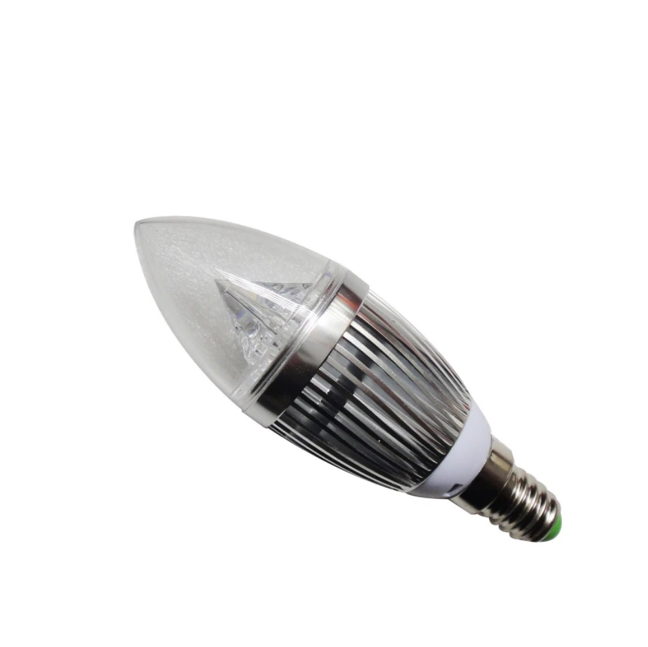 100pcs/lot Free Shipping Lamps E14 LED Lamp 85V-265V 9W 12W 15W E27 led candle dimmable light bulb Lamp,silver and gold shell