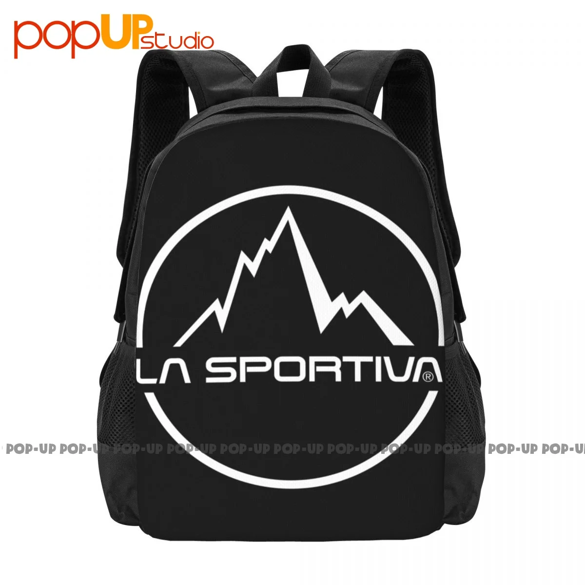 La Sportiva Logo Backpack Large Capacity Vintage Schoolbag Shopping Bag School Sport Bag