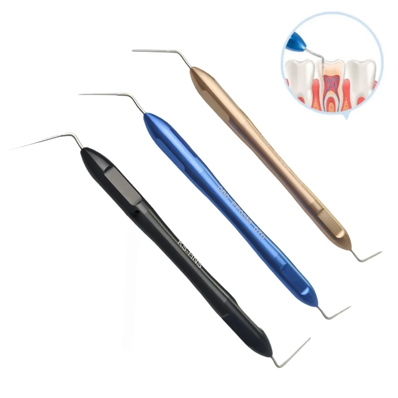 

1pc Dental Vertical Condenser for Root Canal Filling in Dental Restoration Double-headed Dental Root Canal Oral Material Tool