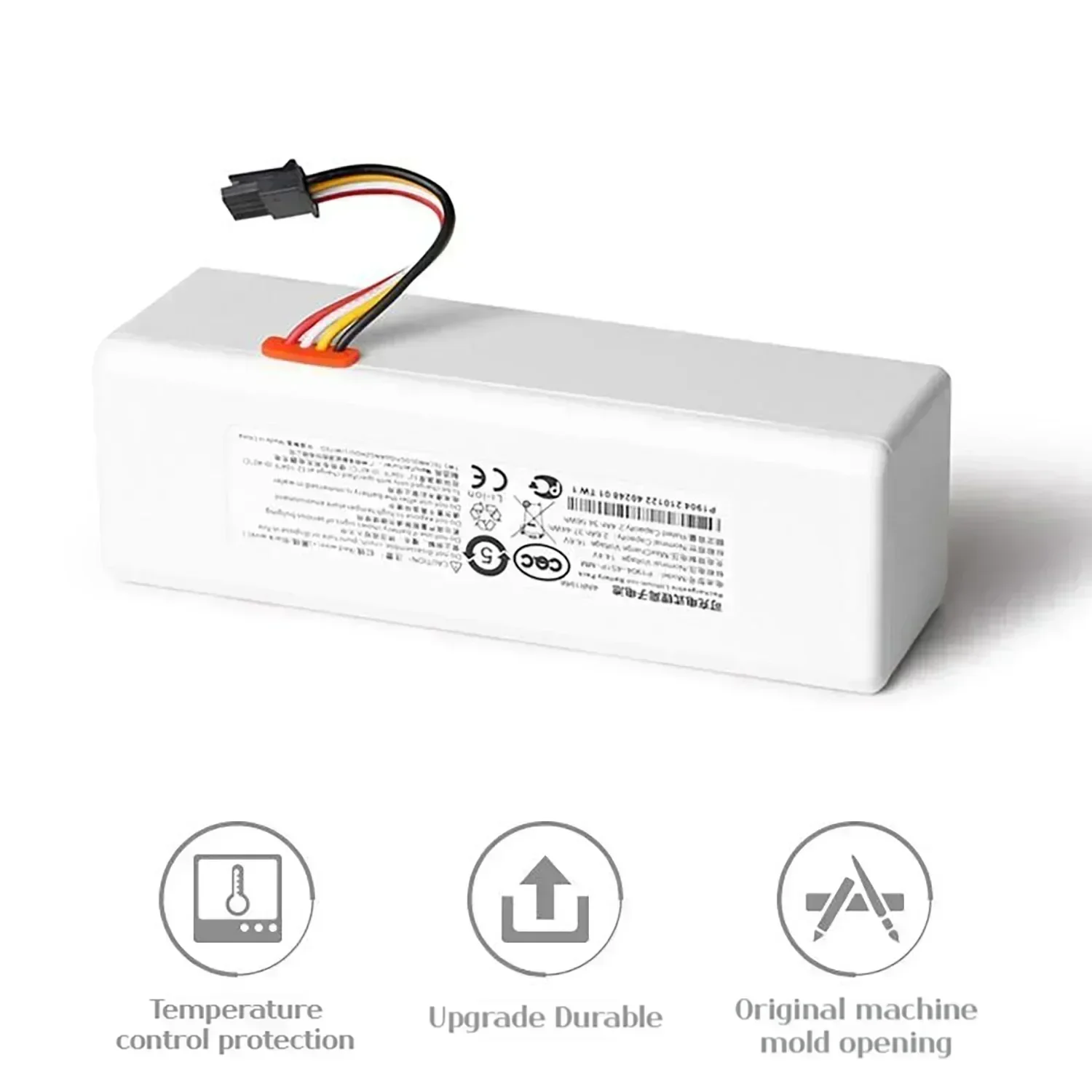 Original 14.4V for Xiaomi Robot Battery 1C P1904-4S1P-MM Mijia Mi Vacuum Cleaner Sweeping Mopping Robot Replacement Battery