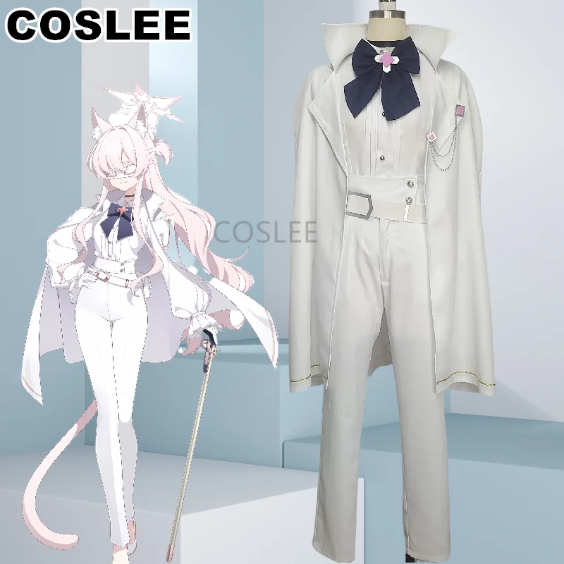 

COSLEE Blue Archive Akira Cosplay Costume Handsome Uniform Game Suit Role Play Halloween Carnival Party Outfit Custom Made New