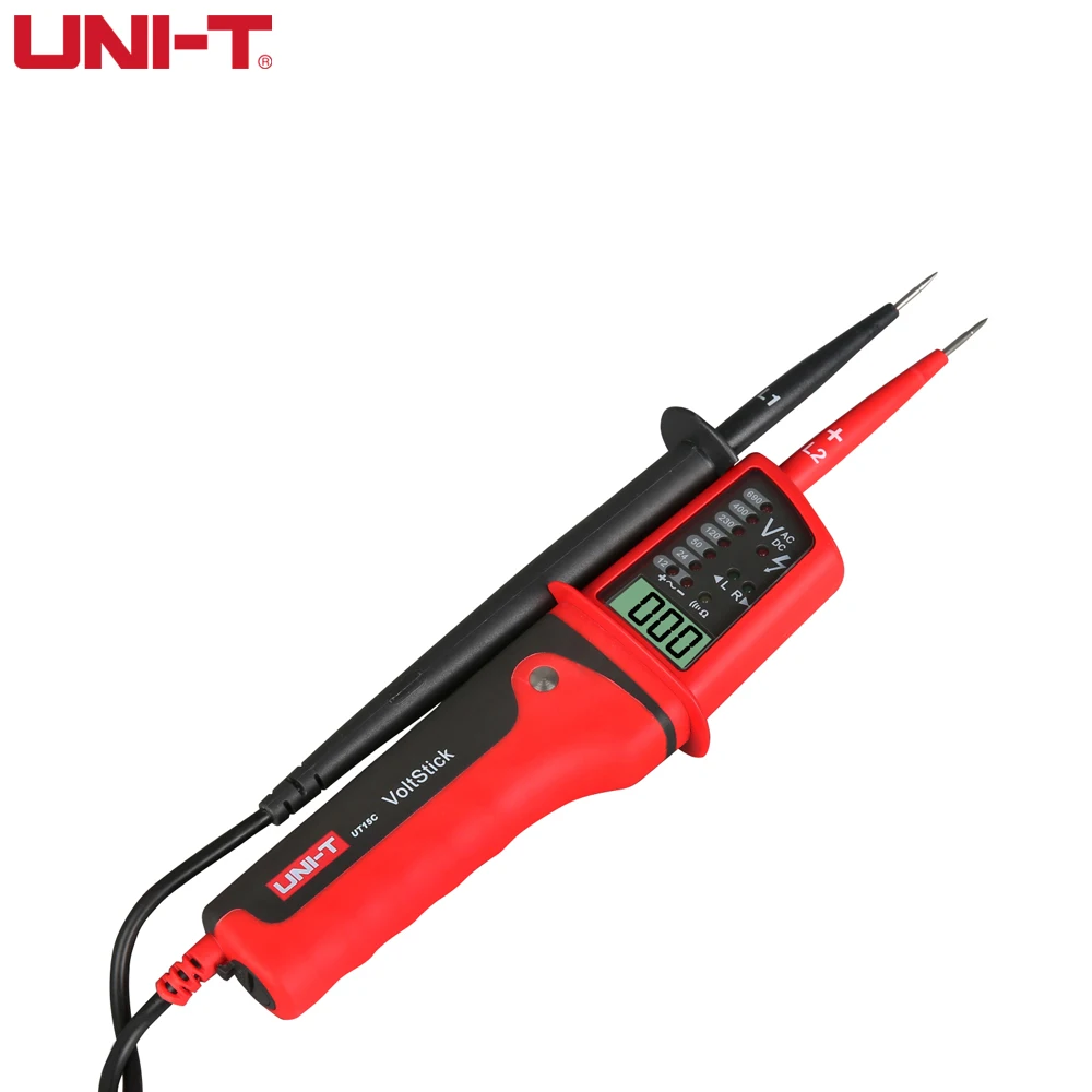 UNI-T UT15C Waterproof Digital Voltage Meter 0V~690V AC/DC Voltage Testers LCD Display Auto Range Phase Rotation voltage tester